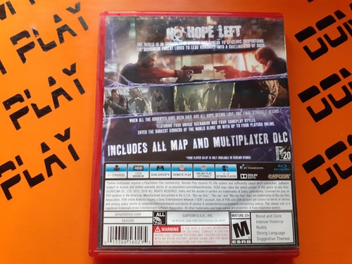 Resident Evil 6 Ps4 (detalle Caratula) Físico Dom Play (Usado)