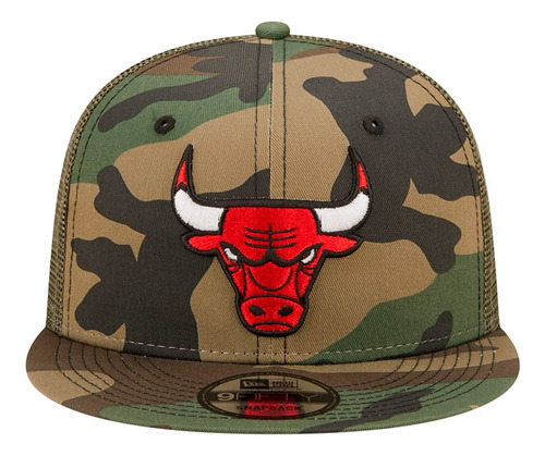 Gorra New Era 9fifty Chicago Bulls Camuflaje Trucker