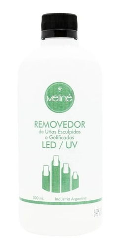 Removedor De Esmalte Semi Permanente X 500 Ml Meline