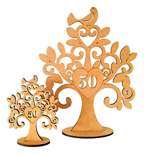 30 Souvenir 10cm Y 1 Central 20cm Arbol De La Vida Fibro Mdf