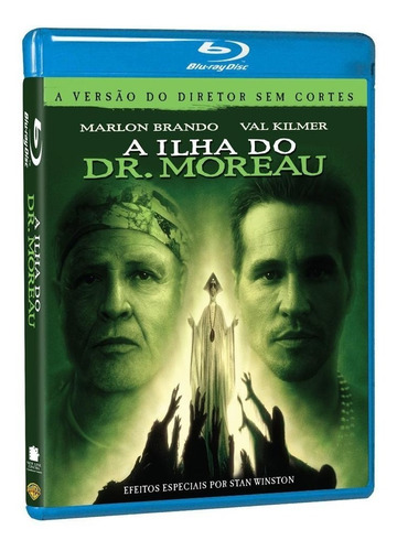 A Ilha Do Dr. Moreau - Blu-ray - Marlon Brando - Val Kilmer
