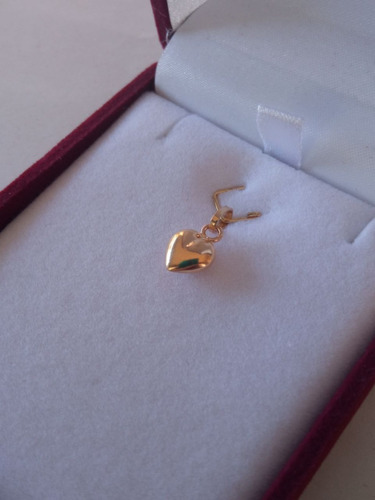 Imagen 2 de 5 de Corazon Colgante Oro 18k