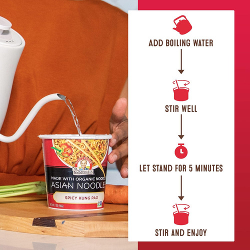 Dr. Mcdougall's Spicy Kung Pao Noodle - Fideos Picantes Asiá