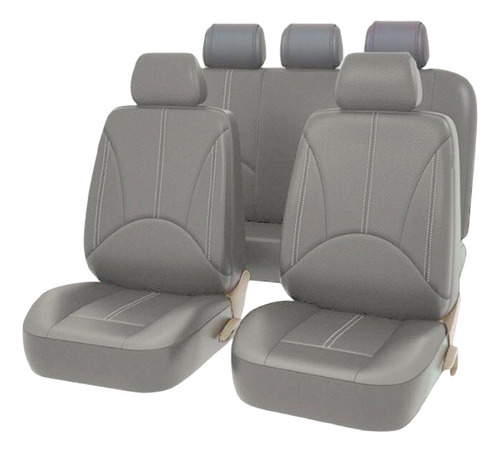 Y Fundas Impermeables Para Asientos De Coche Gris 9 Piezas