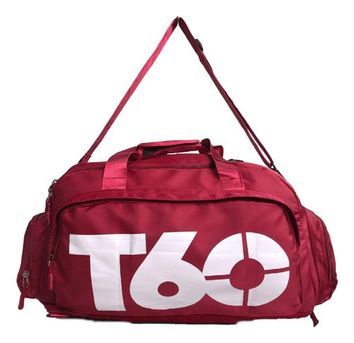 Bolsa Esportiva  Mochila Academia Viagem Impermeável T60 Desenho Do Tecido Liso