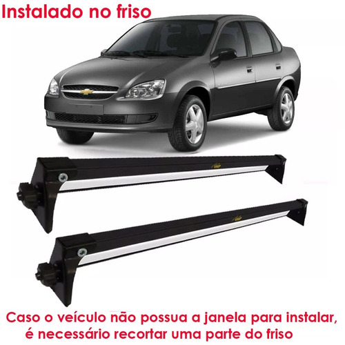 Rack De Teto Bagageiro Aço Chevrolet Corsa Classic