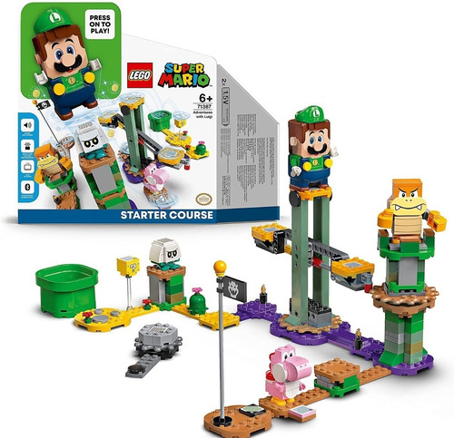 Lego 71387 - Aventuras Com Luigi - Início - Lego Super Mario