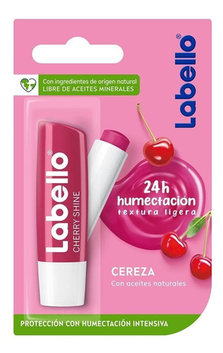 Bálsamo Labial Labello Cherry Shine 4.8 G