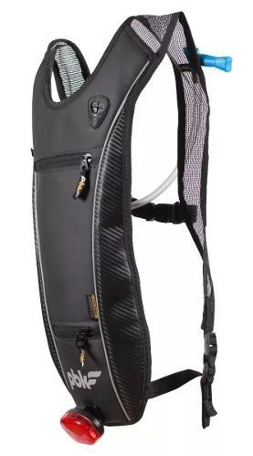 Mochila passeio Pro Bike Hydrat Titanium cor preto 2L