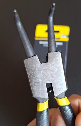 Alicate Para Aneis Travas Eda Profissional Curvo Externo 8hc