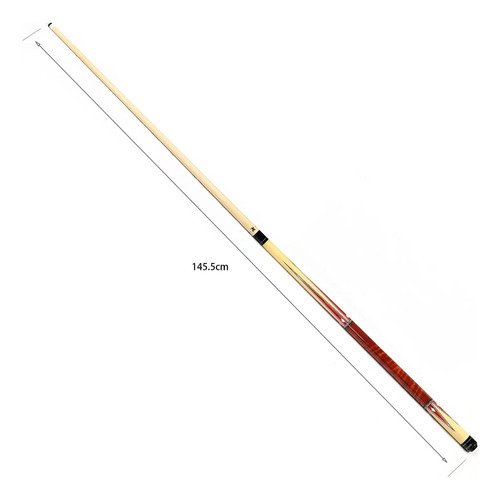 Taco De Billar Adam Ll Cuerda De Madera Profesional Azul Diamante 595.35 G
