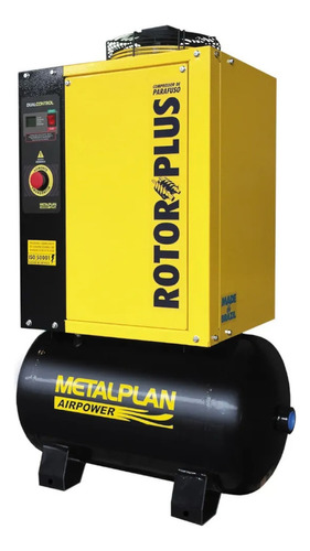 Compressor De Ar Parafuso 4 Hp 70l 7bar Mono Rp4 Metalplan