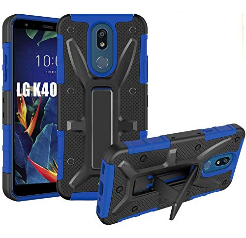 Funda Para LG K40 LG Harmony 3 LG Solo Lte Azul Doble Cap-02