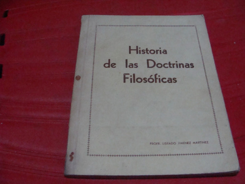 Historia De Las Doctrinas Filosoficas 