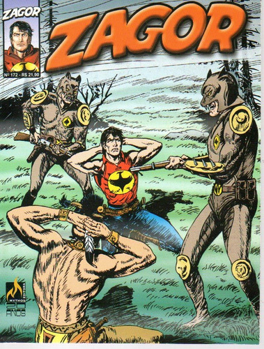 Zagor 172 - Editora Mythos - Bonellihq Cx263 S20