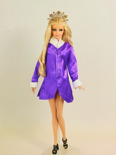 Casaco Blazer De Luxo Para Boneca Barbie Fashion Royalty 22
