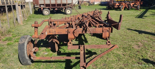 Arado Rejas Gherardi G-33,de 8 De 14 ,vert Triplex,m-bueno.