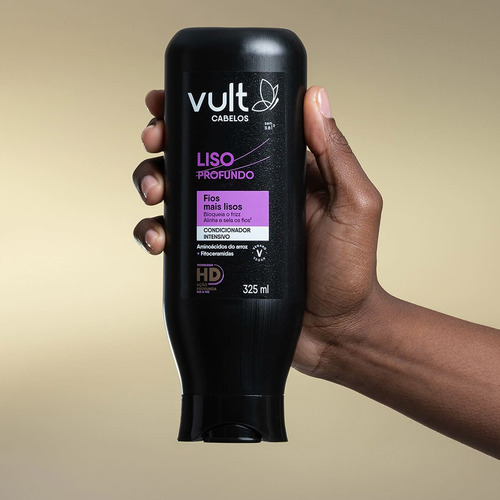 Condicionador Cabelos Lisos Anti Frizz Liso Profundo Vult