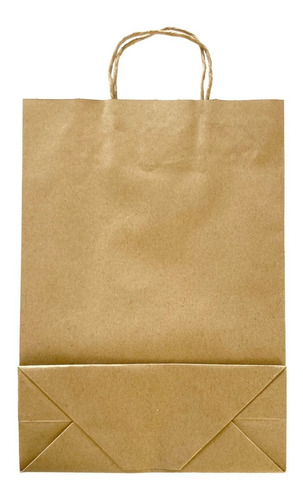 50 Bolsas De Papel Kraft Super Resistentes 25x10x35 Cm (Usado)