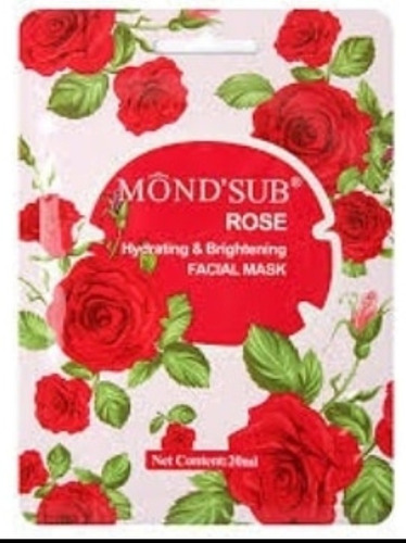 Máscara Facial Hidratante Y Brillo Rosa 