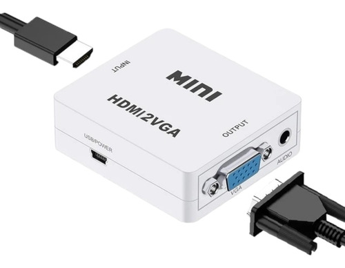 Convertidor Adaptador Hdmi A Vga 1080p