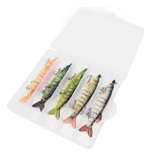 Señuelos De Pesca Articulados, 5 Piezas, Engranajes, Realist