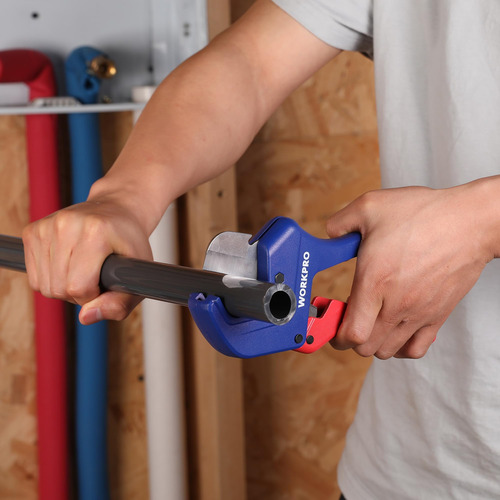 Cortador De Tubos Workpro Con Trinquete De Pvc De Hasta 42 M