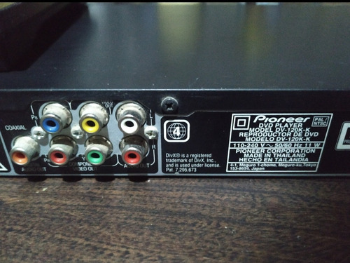 Reproductor De Dvd Pioneer