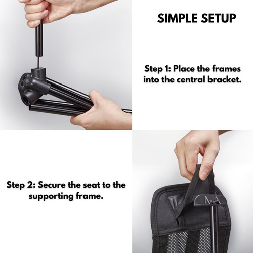 Reposapiés Para Silla De Campamento Universal Modelo Plegabl