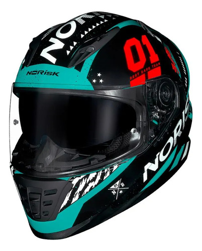 Capacete Norisk Ff302 Soul Tokyo Com Óculos Interno Fumê