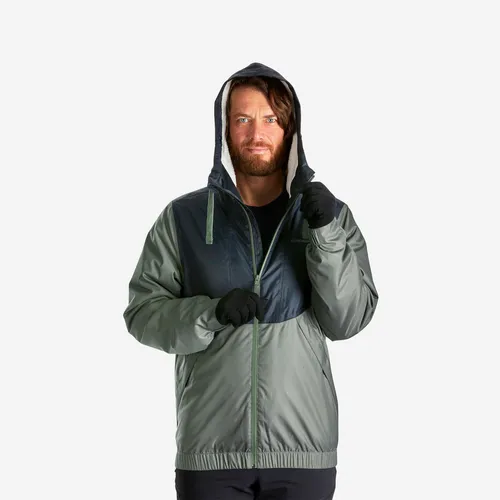 Chaqueta polar térmica de senderismo para Hombre Quechua MH100 gris -  Decathlon