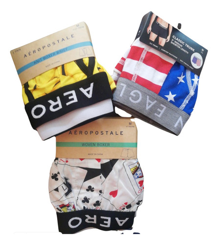 Boxer De Caballero Aeropostale Y American Eagle Talla Medium