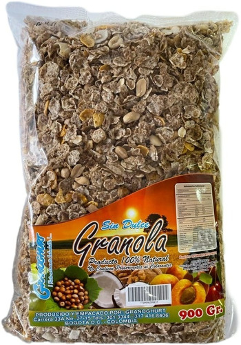 Granola Sin Dulce X 900gr - g a $23