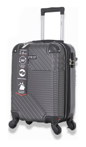Mala De Bordo Antifurto Pp 9kg Com Expansor Roda Removível