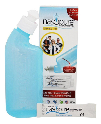 Dr. Hanas Nasopure Thenicer Neti Pot   Paquetes De Sal