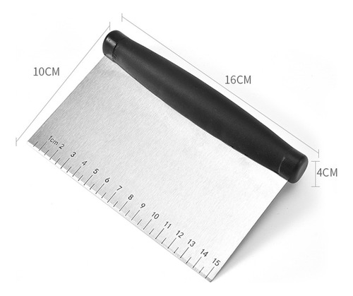 Raspador De Mesa Multiusos De Acero Inoxidable Para Pizza