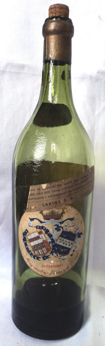 Antigua Botella Cognac Viejo Larios Malaga España G5 (Usado)