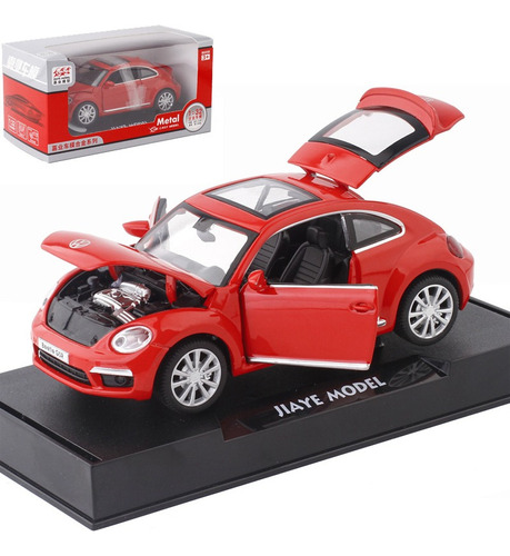 New Volkswagen Beetle Gsr Miniature Metal Carros Coleções