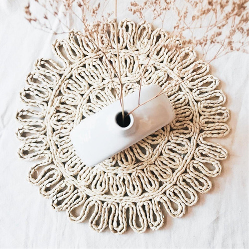 Jarron Ceramica Blanco / Nordic / ( 15 X 18 Cm )