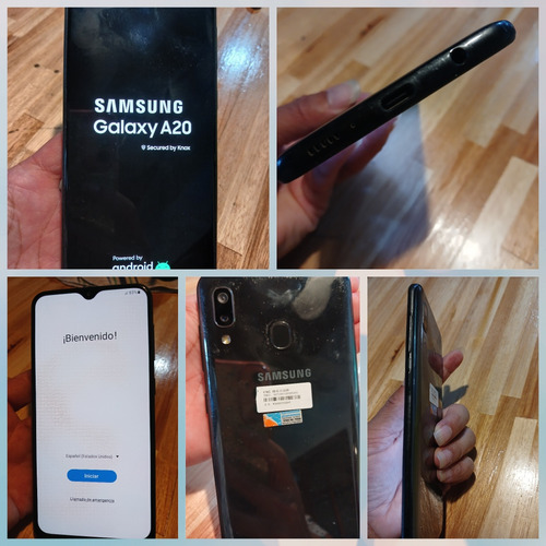 Celular Galaxy A20  32 Gb Negro, 36 B Ram .