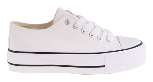 Zapatilla New Walk Lona Blanca