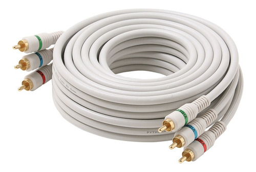 Cable Rca Steren Elite, 3.6m, Marfil