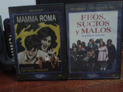Coleccion-cine Italiano-mamma Roma-feos Sucios Y Malos-dvd