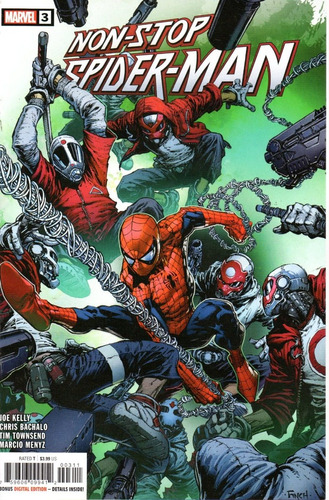 Non-stop Spider-man 3 - Marvel - Bonellihq Cx301 I21