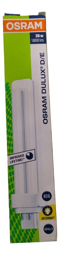 Osram - Lampada Fluorescente Dulux D/e 26w 840 4 Pinos