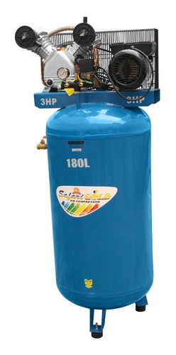 Compresora De Aire 180l Azul 220v 3.0hp Vd65-180l Bl 