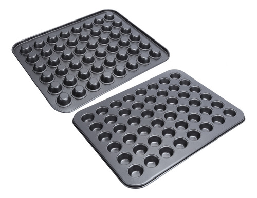 Mini Bandeja Redonda Antiadherente Para Magdalenas, 48 Tazas