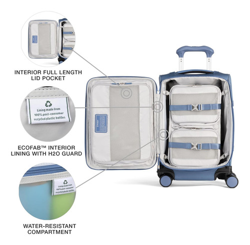 Travelpro Versapack+ Ligero Suave Softside Expandible En De