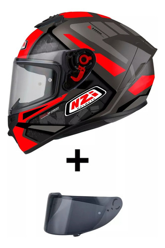 Casco Moto Nzi Trendy Combo Dos Visores Cuota Devotobikes