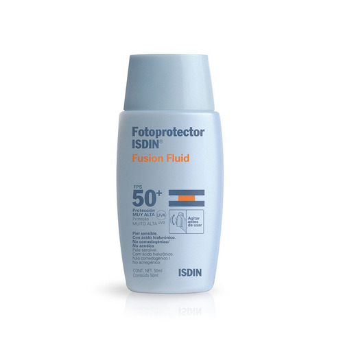 Imagen 5 de 6 de Protector solar Isdin FPS 50 Fusion Fluid en fluído de 50 mL